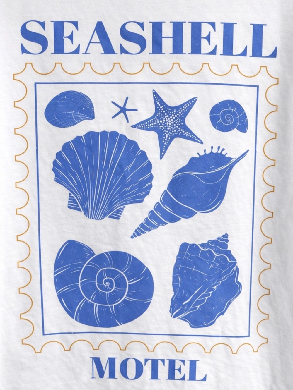 No Boundaries Oversized “Seashell Motel”Graphic Tee~Nautical~Beach~ Size Large - Picture 9 of 13
